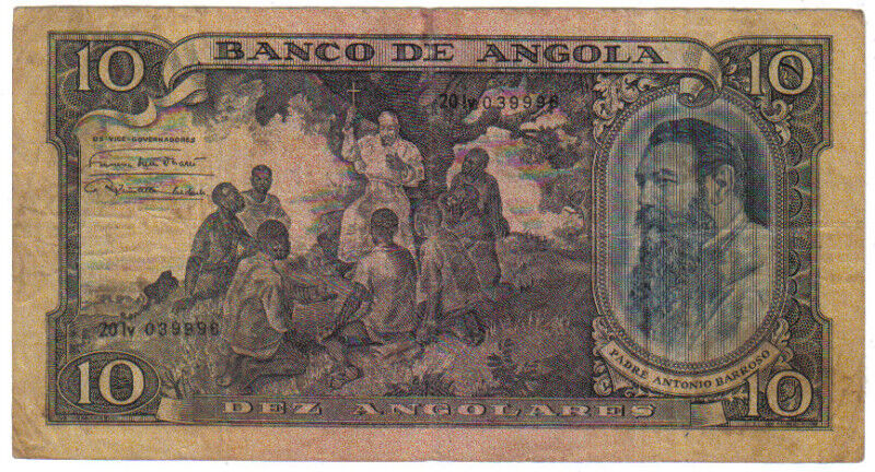 Portugal Angola 10 Angolares 1946 Pick 78 Look Scans