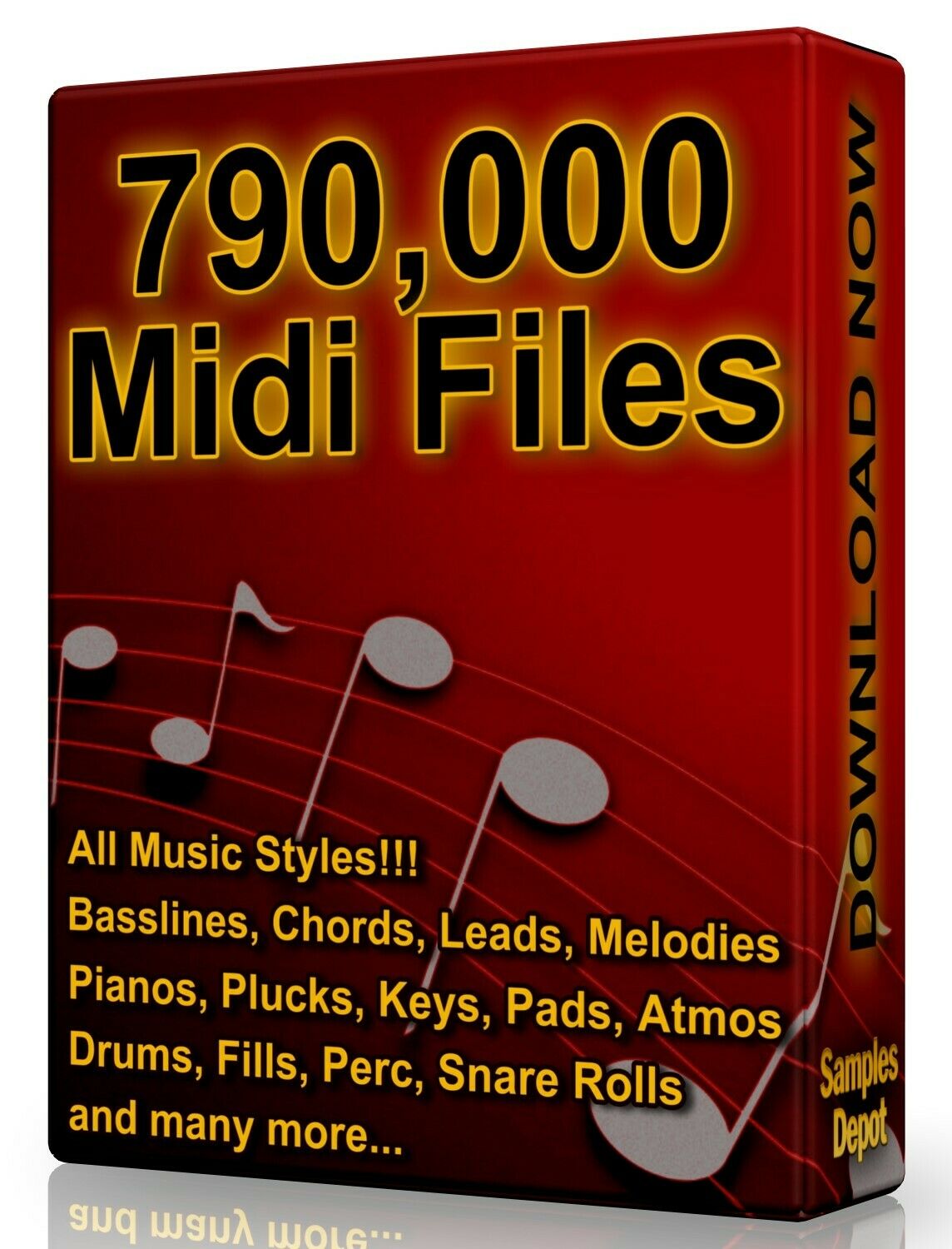 790,000 Midi Pack Collection 2021 Logic, Fl Studio, Reason, Ableton Cubase Acid