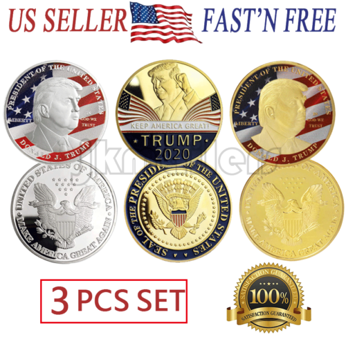 Donald Trump 2020 Challenge Coin Keep America Great President Commemorative Coin