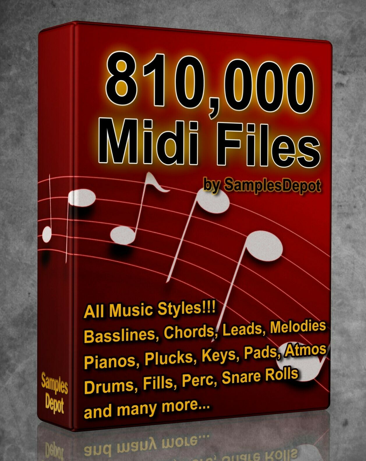 810,000 Midi Pack Collection 2021 Fl Studio, Reason, Ableton Cubase Acid Logic